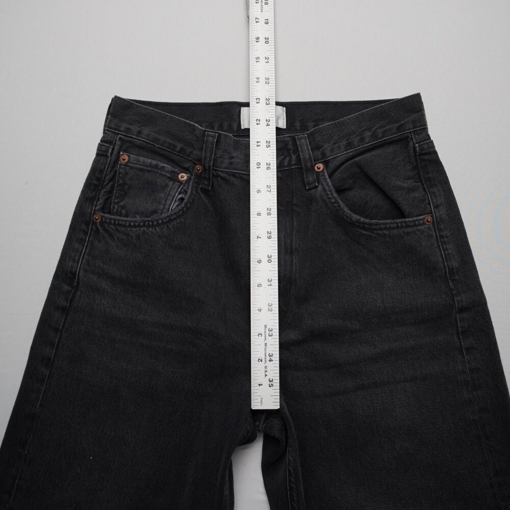 AGOLDE Low Curve Jeans in Black Tar Size 25 - Picture 10 of 12